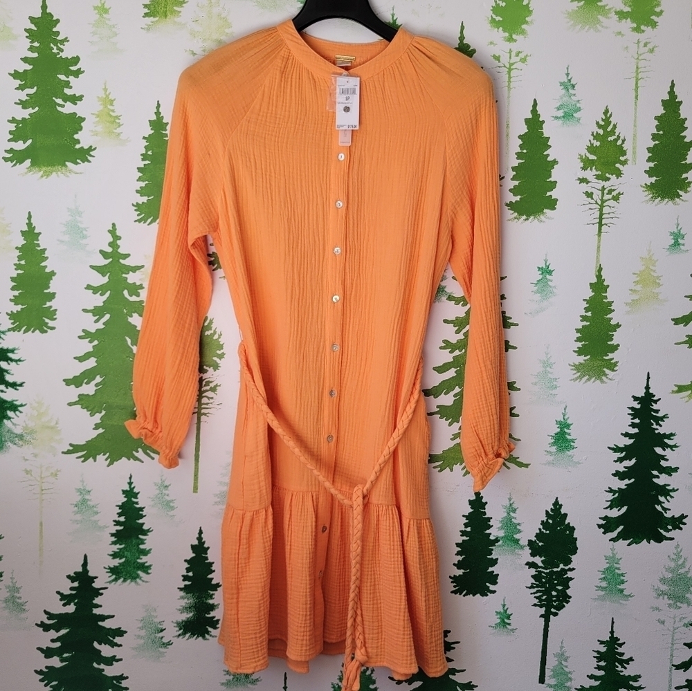 New Magaschoni Orange Organic Cotton Dress.